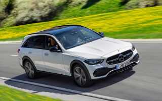 Mercedes-Benz C-Class All-Terrain 2022 — новая вседорожная версия универсала