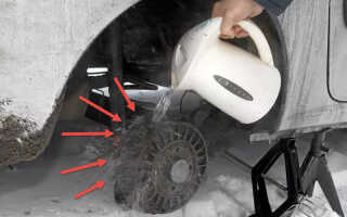 Что делать если примерзли тормозные колодки