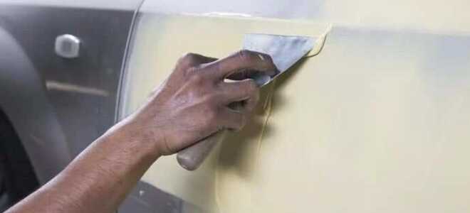 Шпаклевка на голый металл кузова автомобиля