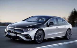 Mercedes-Benz EQS 2022 — новый электрический лифтбек класса люкс (запас хода 770 км)